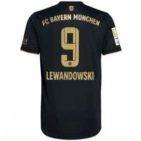 Fußballtrikots FC Bayern München Robert Lewandowski 9 Auswärtstrikot 2021-2022